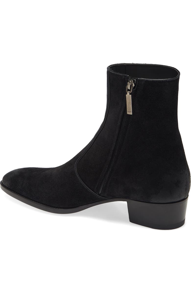 Saint Laurent Wyatt Zip Boot, Alternate, color,