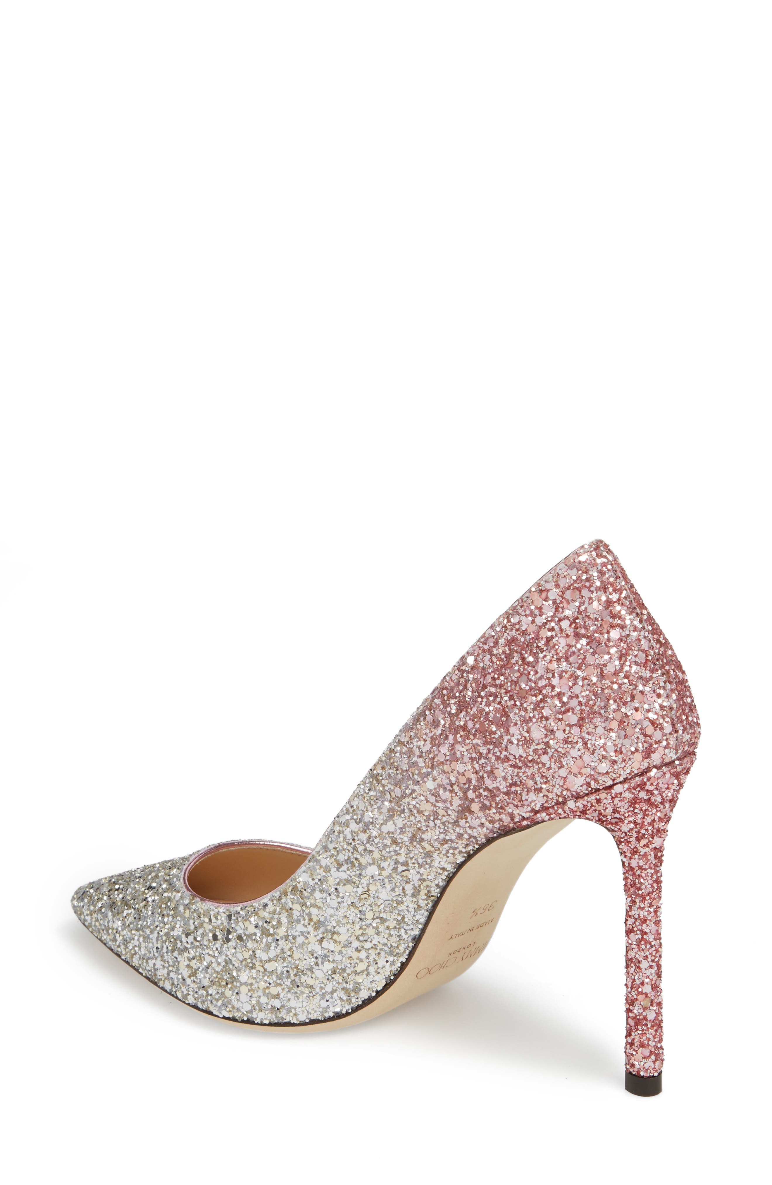 Jimmy Choo Romy Dégradé Glitter Pump, Alternate, color, 
