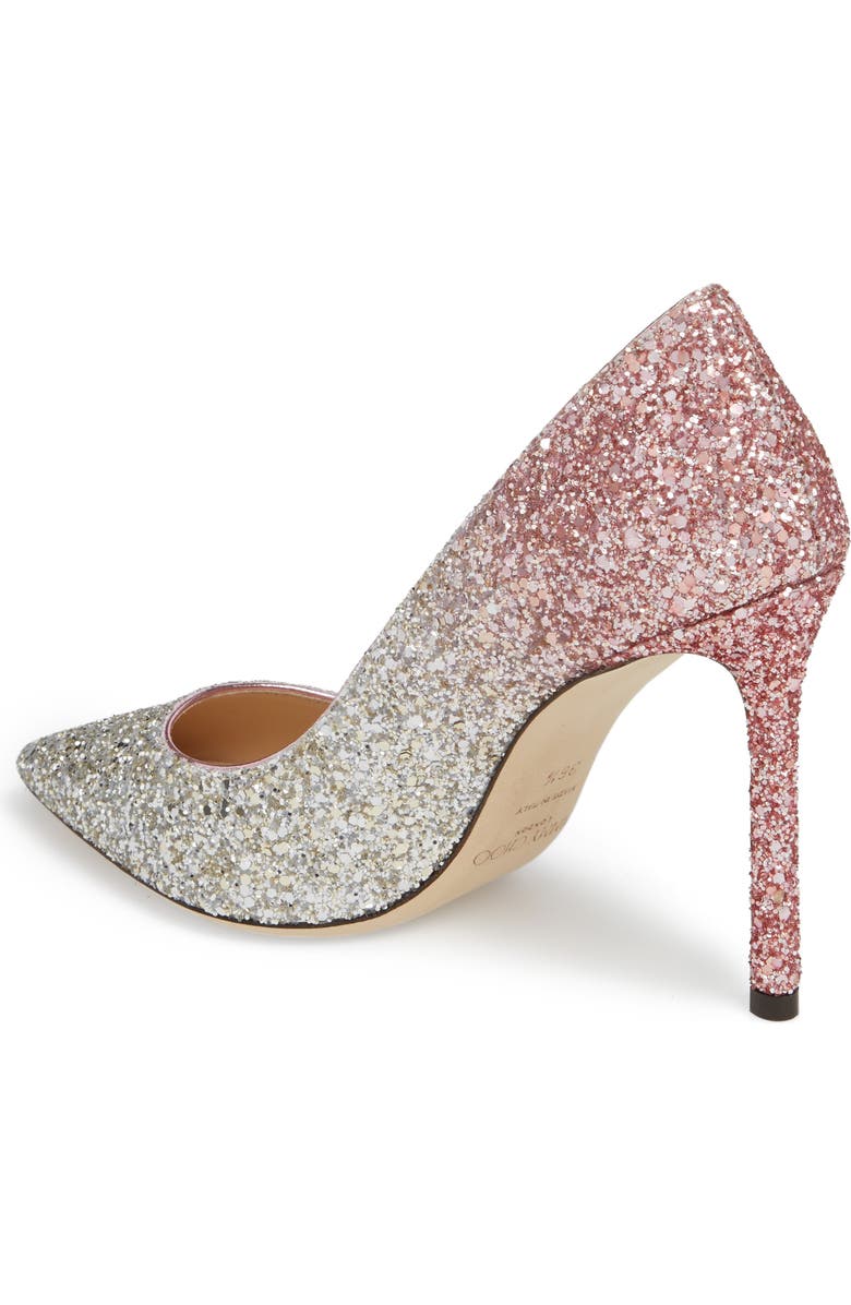 Jimmy Choo Romy Dégradé Glitter Pump, Alternate, color,