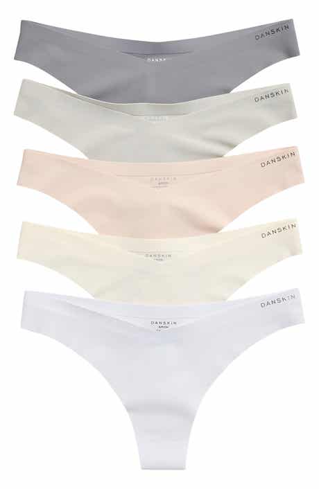 Danskin 5-Pack Laser Double Face Thongs