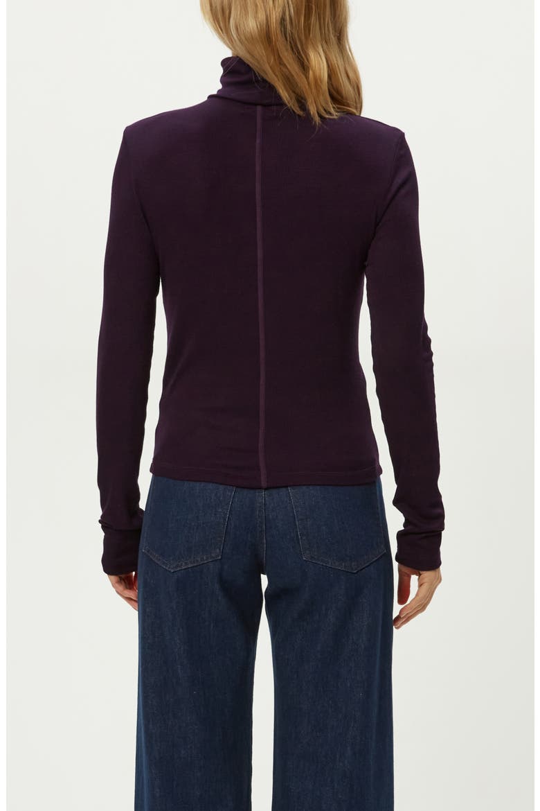 Tara Rib Turtleneck, Alternate, color, GLIMMER