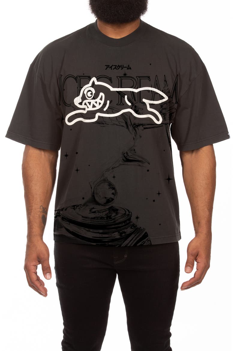 Fudge Graphic T-Shirt, Main, color, JET SET