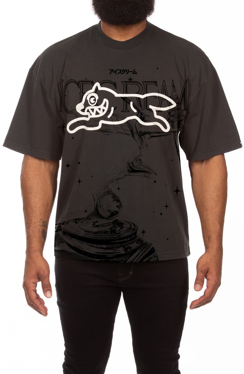ICECREAM Fudge Graphic T-Shirt, Main, color, Jet Set