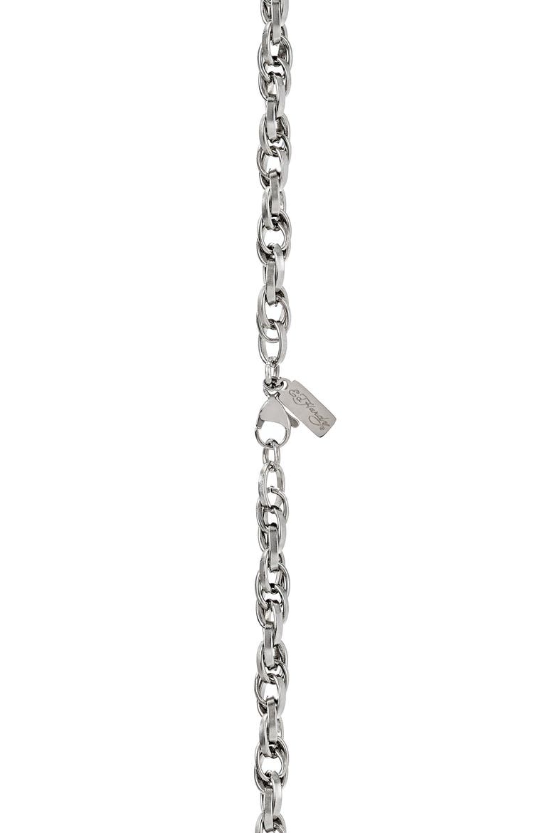 Men's Link Chain Necklace, Alternate, color, SILVER