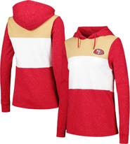 ANTIGUA Women's Antigua Scarlet San Francisco 49ers Wicket Pullover Hoodie