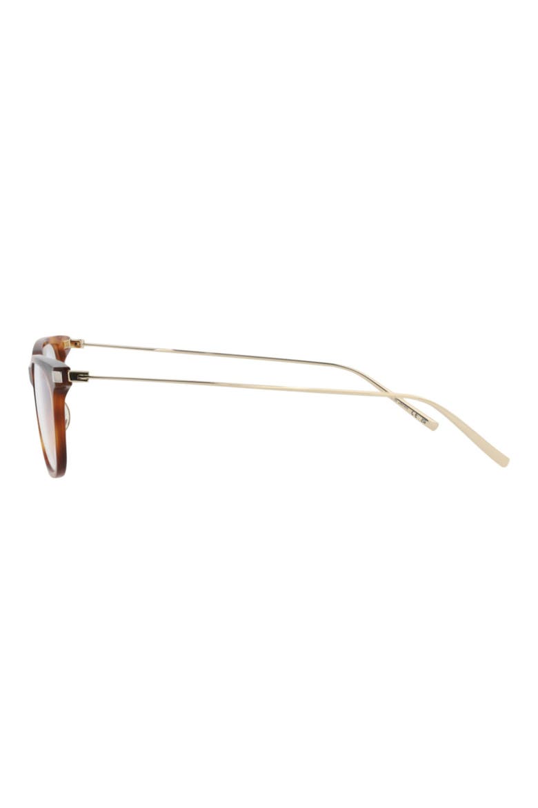 48mm Square Optical Frames, Alternate, color, HAVANA GOLD TRANSPARENT