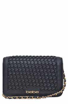 bebe Katriel Woven Crossbody Bag