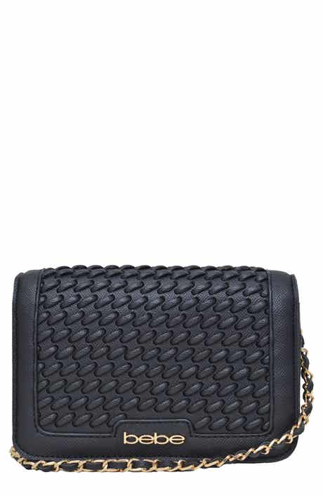 bebe Katriel Woven Crossbody Bag