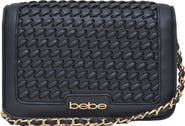 bebe Katriel Woven Crossbody Bag