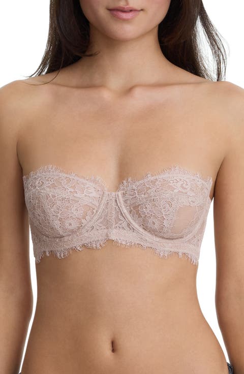 Entice Strapless Lace Underwire Bra