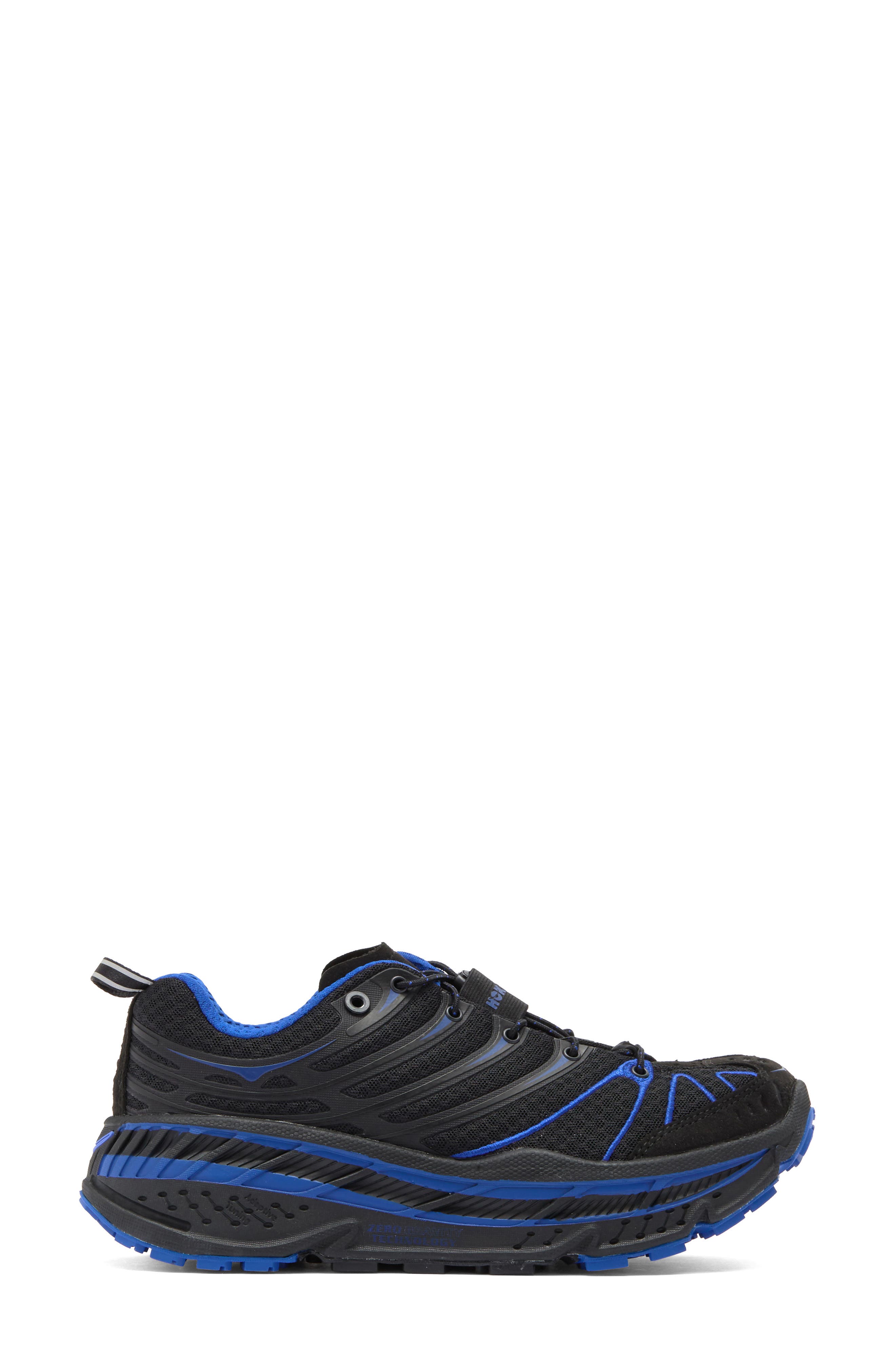 HOKA Stinson Evo OG Running Shoe, Alternate, color, Black / Ultramarine