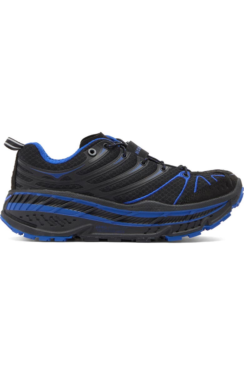 HOKA Stinson Evo OG Running Shoe, Alternate, color, Black / Ultramarine