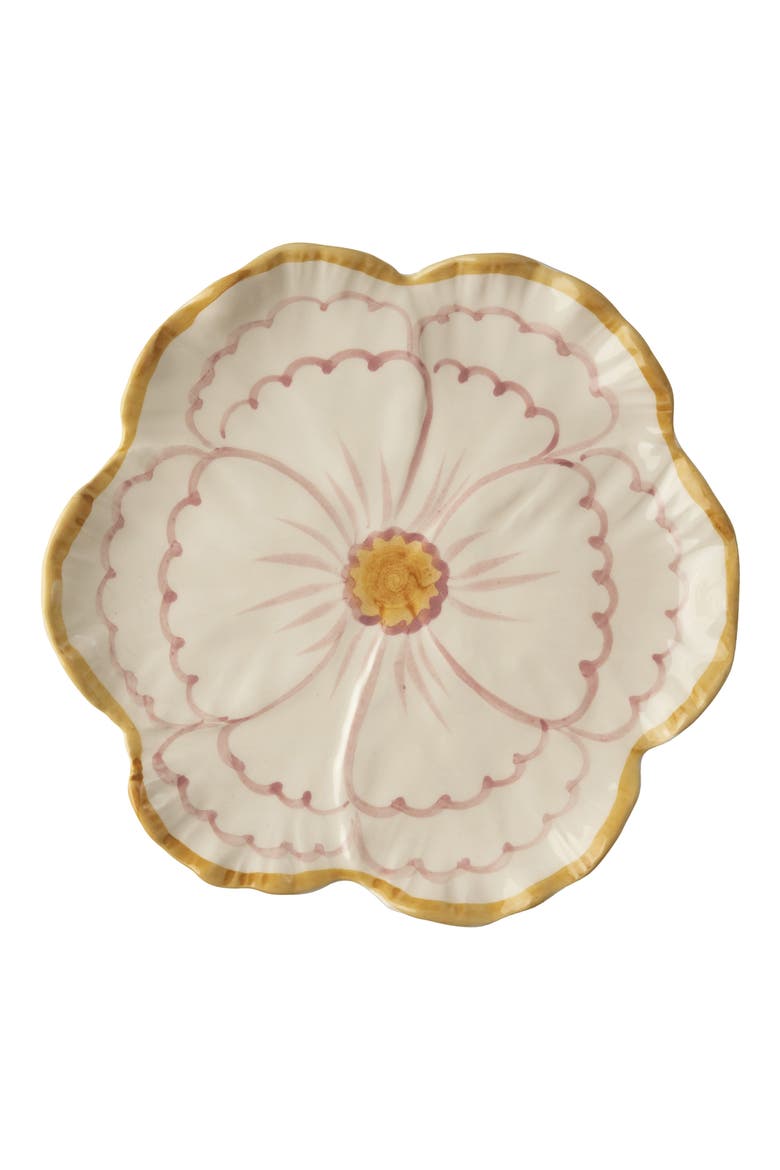 Set of 4 Flower Shaped Side Plates, Main, color, MULTI