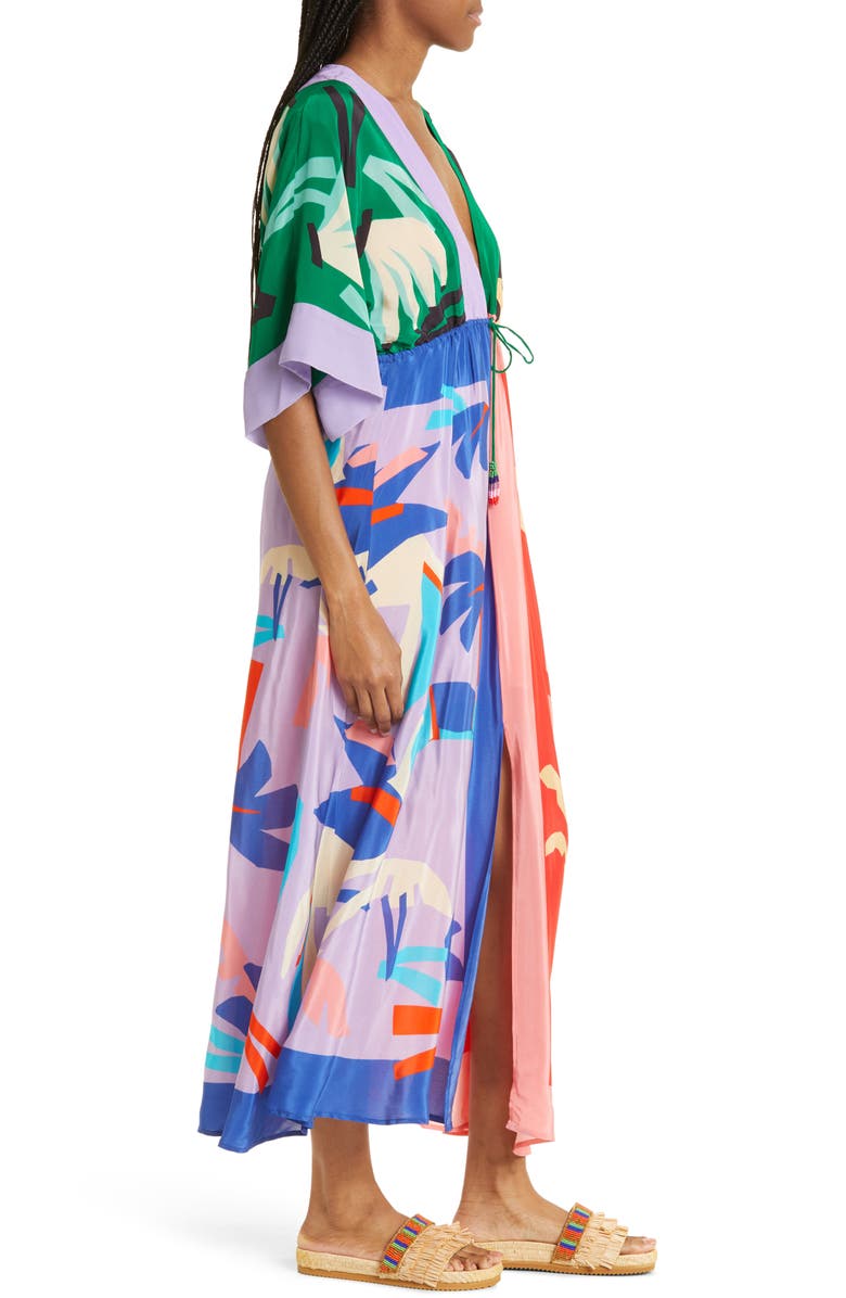 FARM Rio Brasil Bahia Colorblock Dress, Alternate, color, 