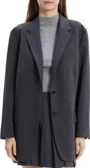 Theory Stretch Wool Blend Blazer