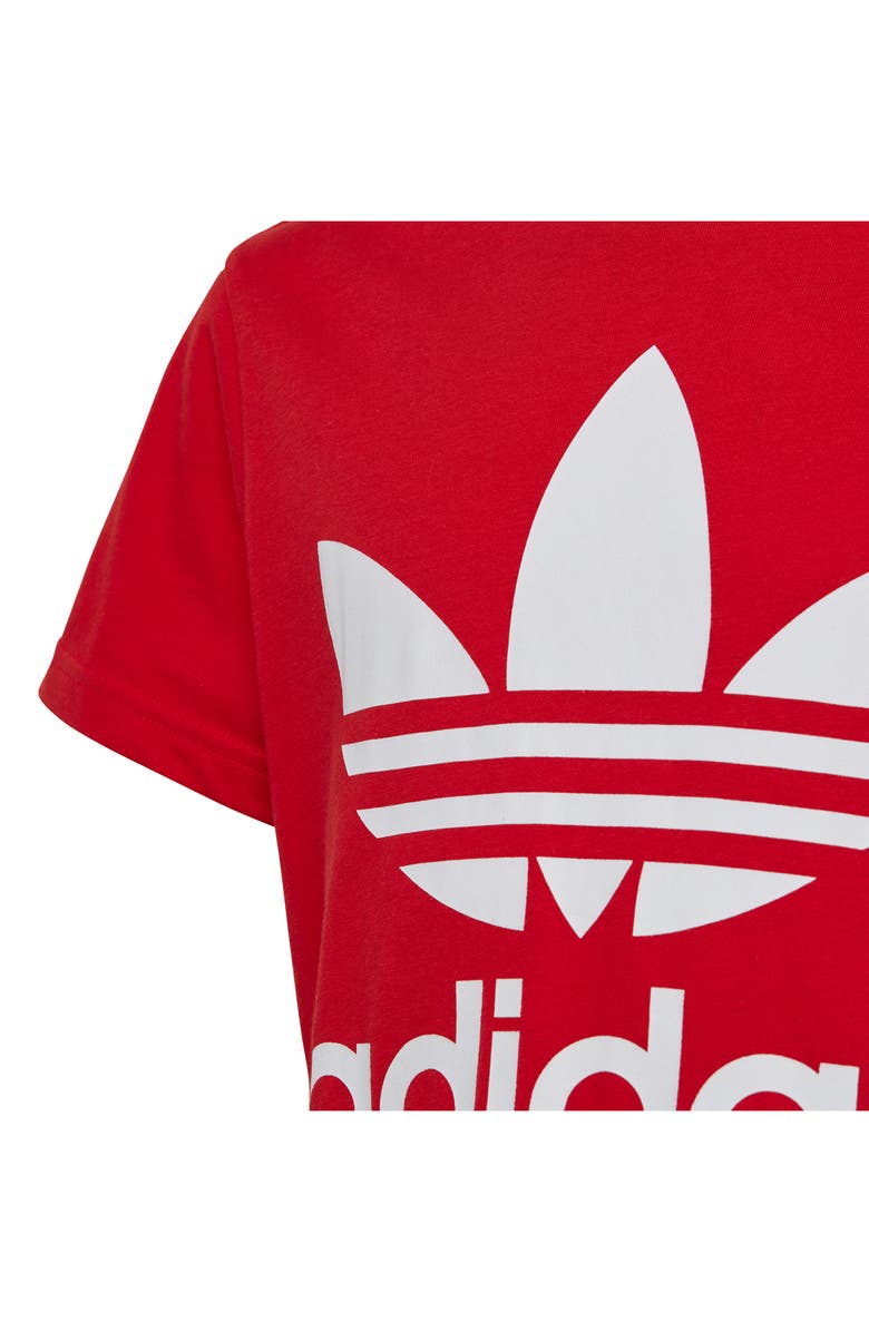 adidas Kids' Lifestyle Trefoil Graphic T-Shirt, Alternate, color, 