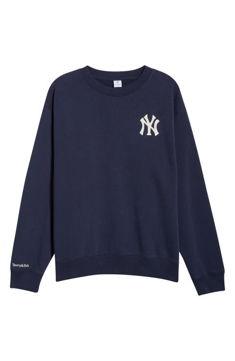 Gender Inclusive Heritage Yankees Serif Fleece Sweatshirt