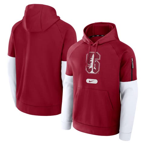 Men's Nike Cardinal Stanford Cardinal Fitness Performance Pullover Hoodie