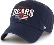 '47 Men's '47 Navy Chicago Bears American Flag Clean Up Adjustable Hat