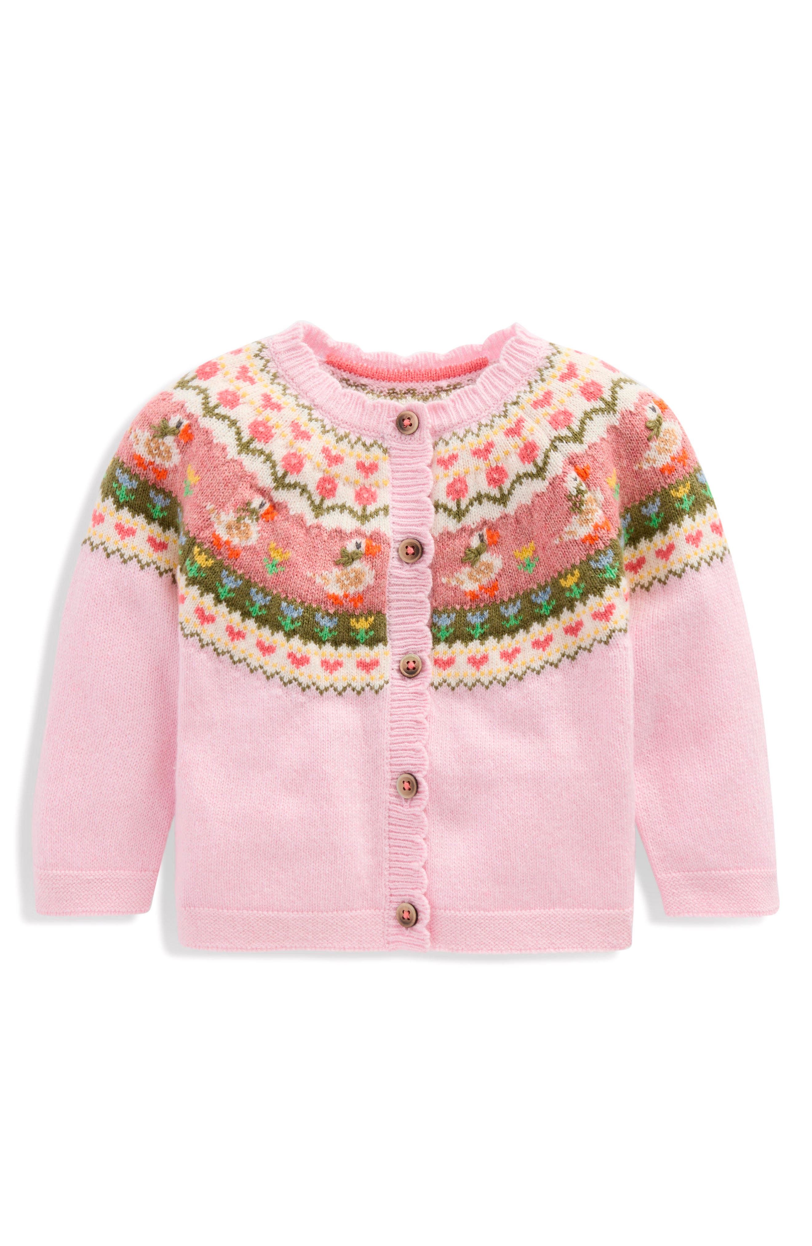 selected CHALK PINK GEESE FAIR ISLE