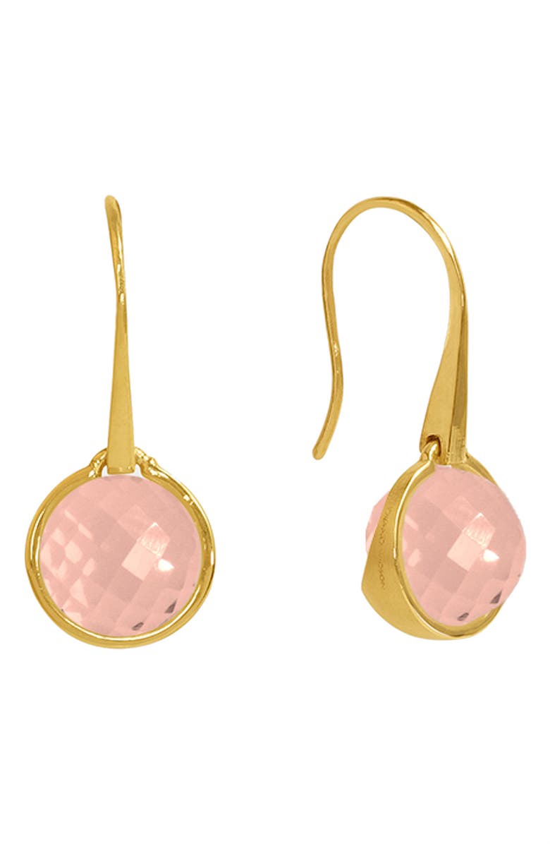 Dean Davidson Ipanema Droplet Morganite Drop Earrings, Main, color, Gold/ Morganite