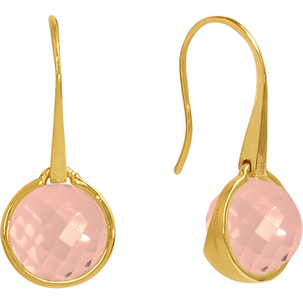 Dean Davidson Ipanema Droplet Morganite Drop Earrings In Gold/ Morganite