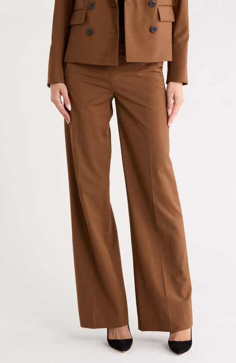 Veronica Beard Tonelli Wool Blend Pants