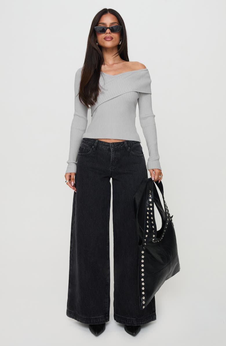 Princess Polly Nolia Rib Sweater, Alternate, color,