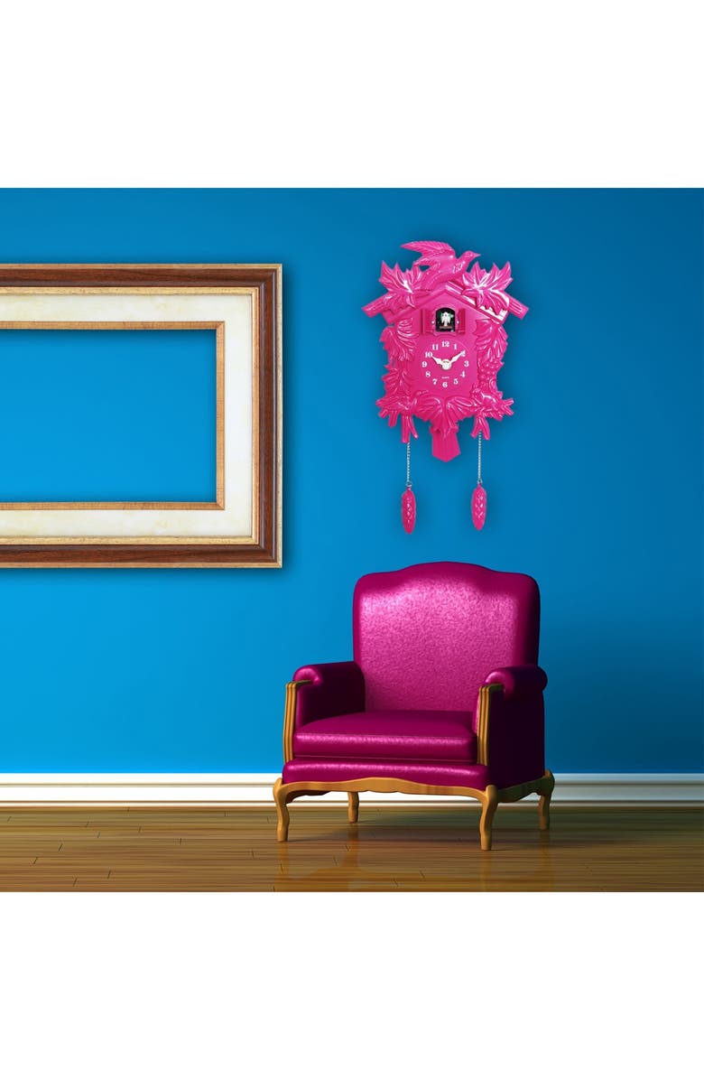 WALPLUS Pink Cuckoo Clock, Alternate, color, 