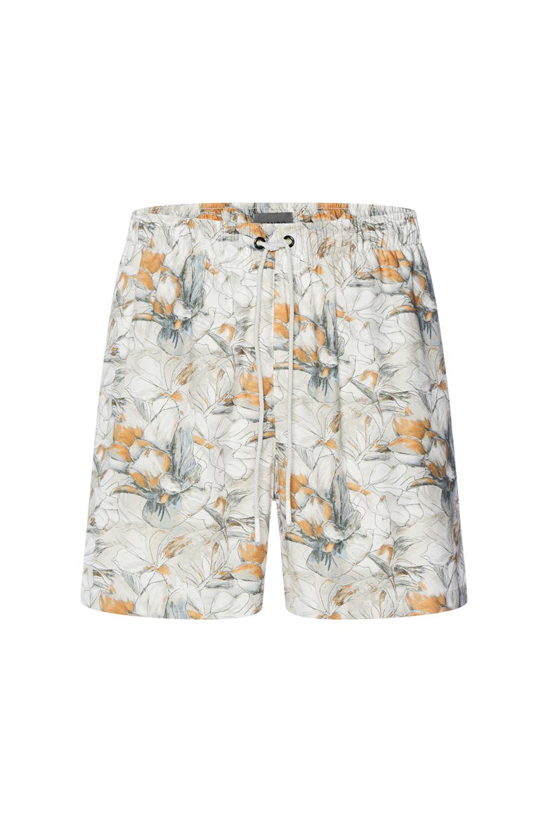 Travelwear Organic Cotton Floral Shorts, Main, color, Sunlit Petals