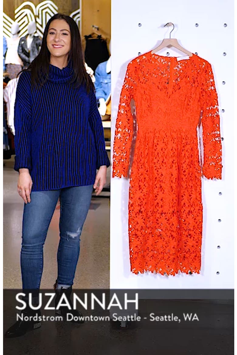 Lace Midi Dress video