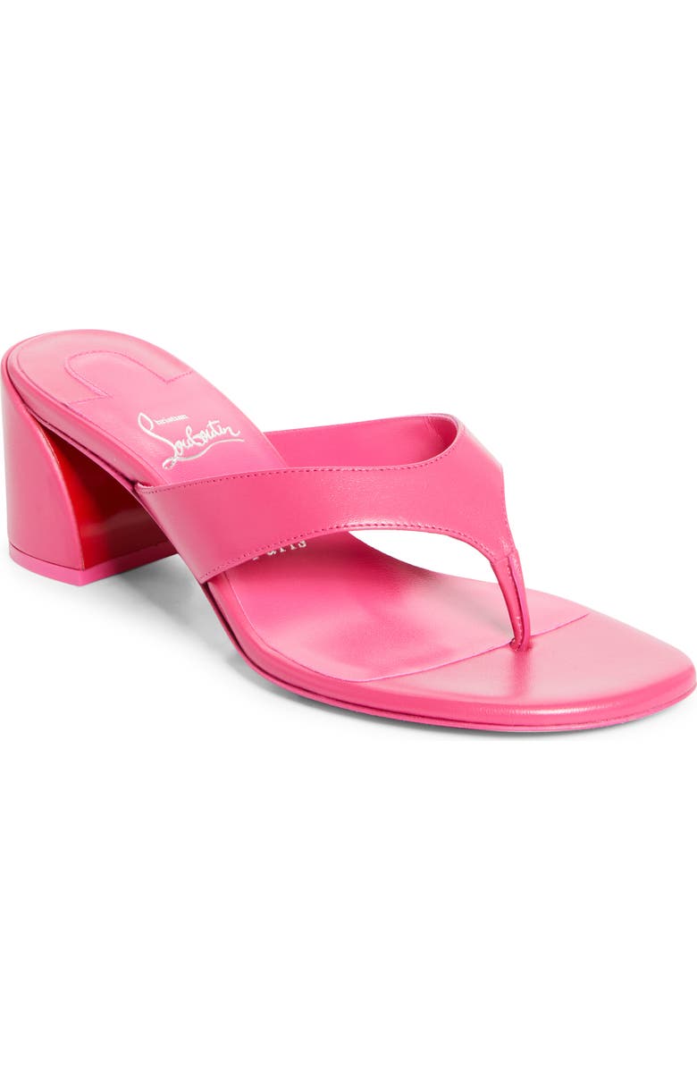 Christian Louboutin Janetonga Thong Sandal, Main, color, Pinup/ Lin Pinup