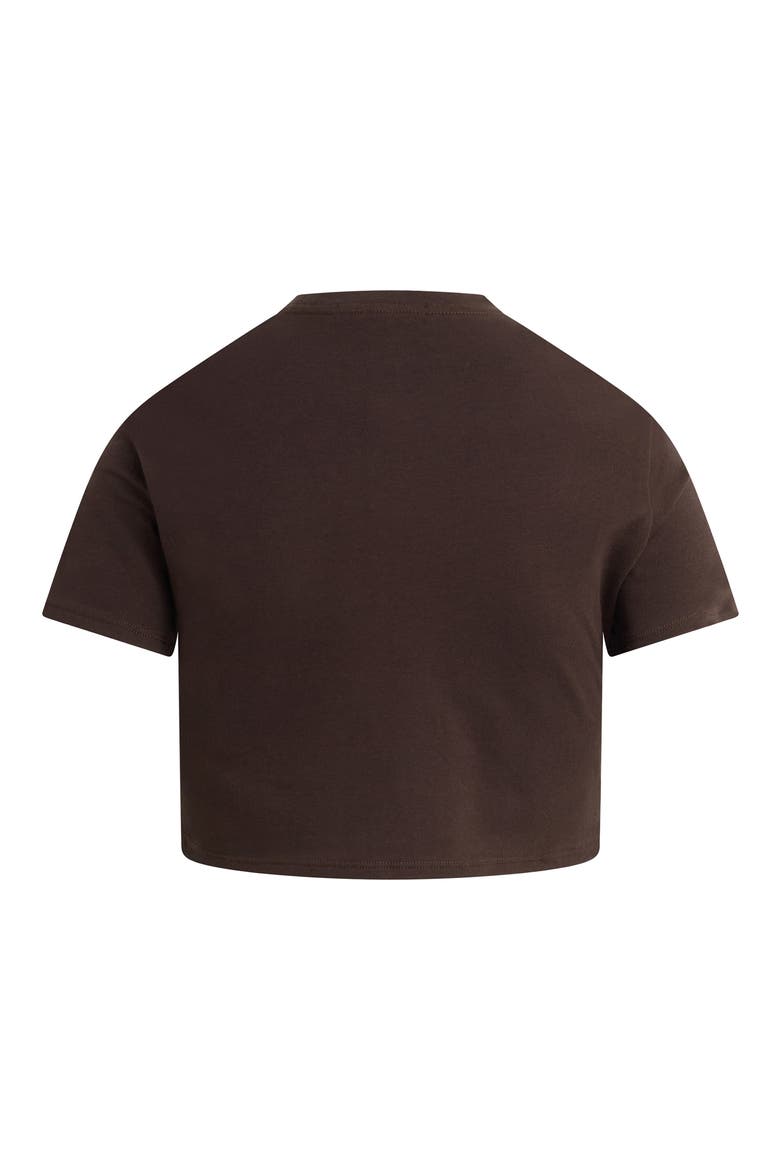 The Laura Crop T-Shirt, Alternate, color, ESPRESSO