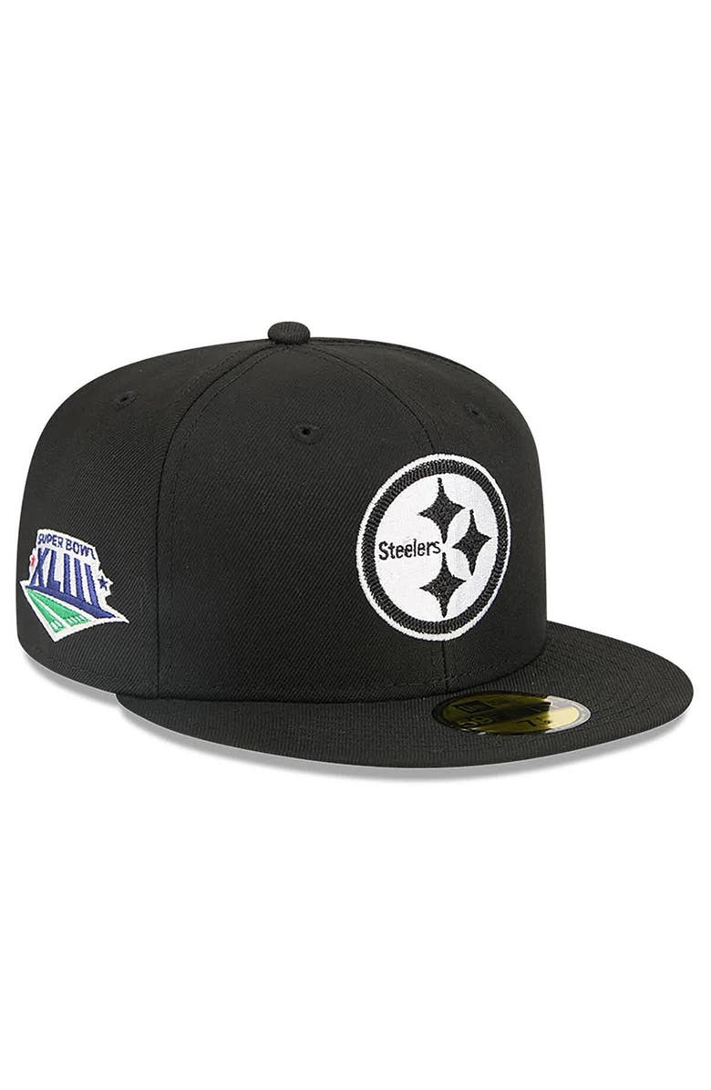 New Era x Alpha Industries Men
s New Era x Alpha Industries Black Pittsburgh Steelers 59FIFTY Fitted Hat, Alternate, color, Black