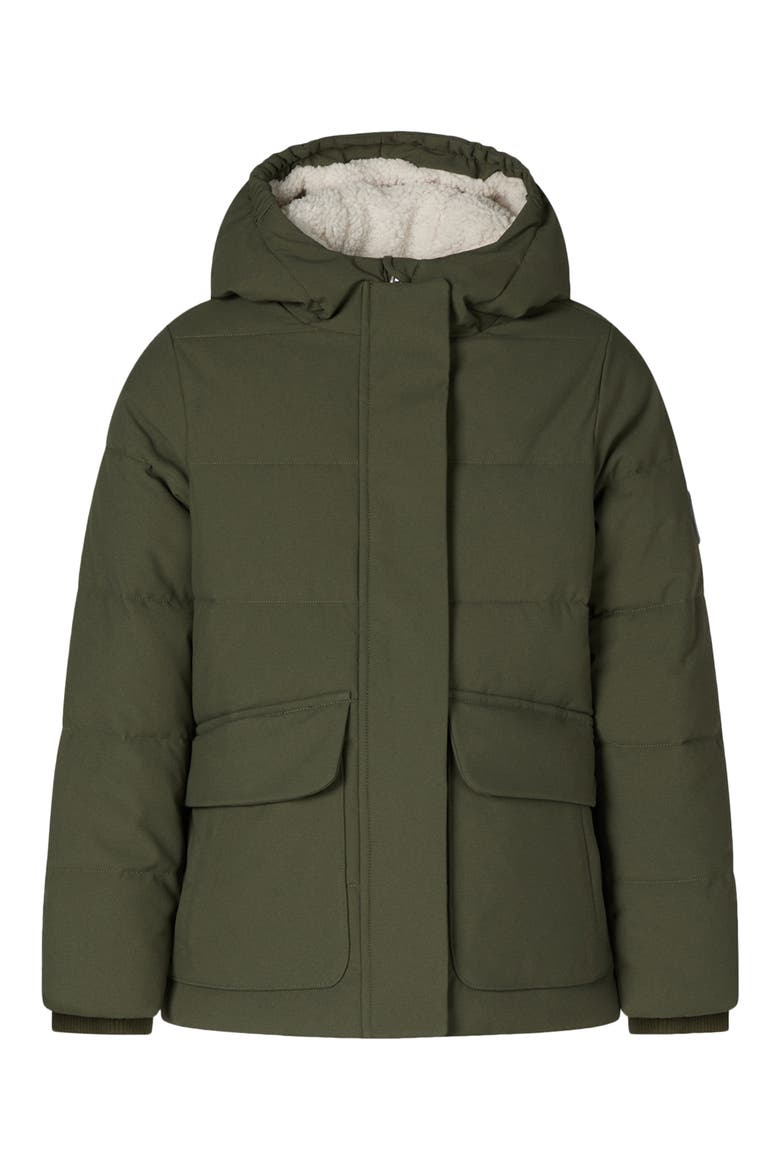 Kids' Molly Faux Fur Lined Parka, Main, color, LAUREL GREEN