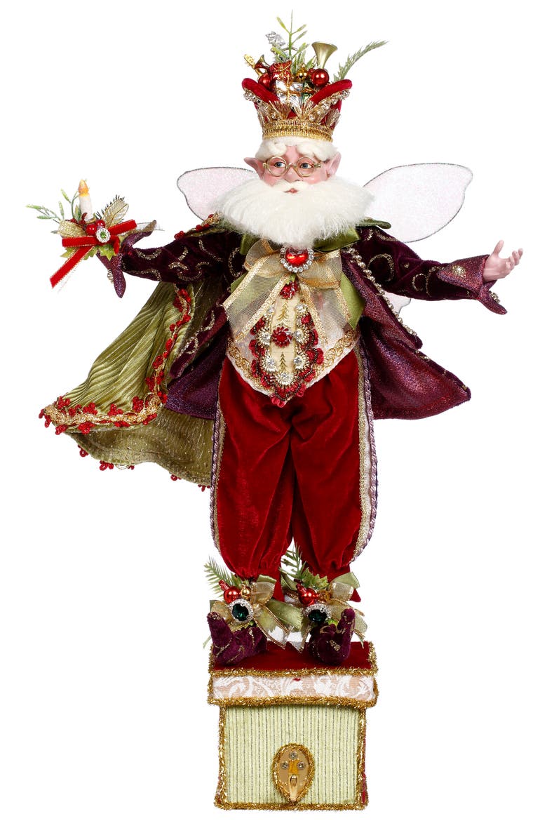 Christmas Eve Fairy Stocking Holder, Main, color, Red