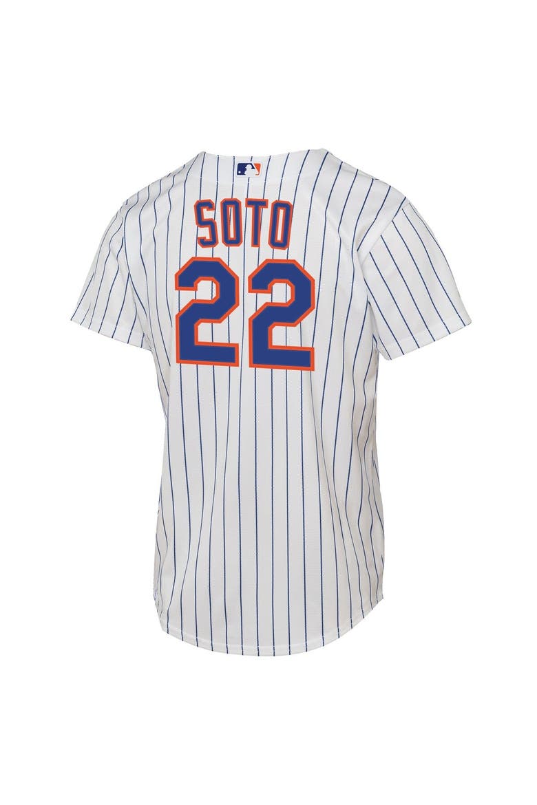 Youth Nike Juan Soto White New York Mets Home Replica Jersey, Alternate, color, White