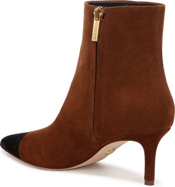 Lisa Pointed Cap Toe Bootie