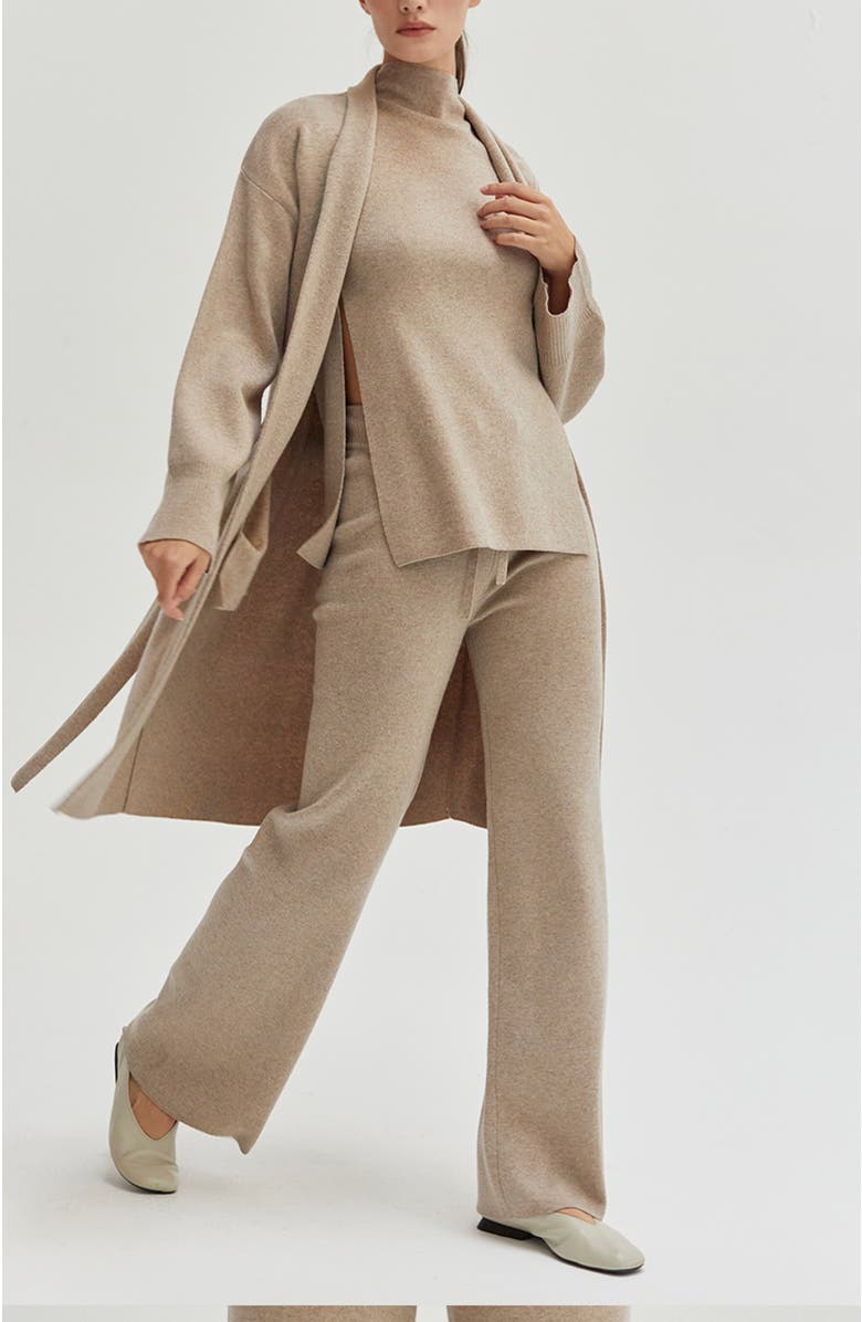 CRESCENT Mock Neck Sweater Knit Top, Alternate, color, 