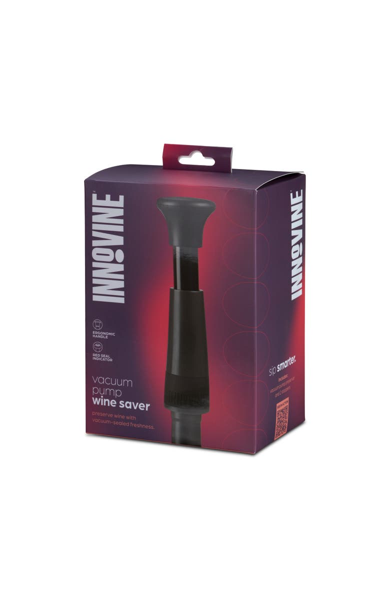 Innovine Vacuum Pump Wine Saver, Alternate, color, Graphite