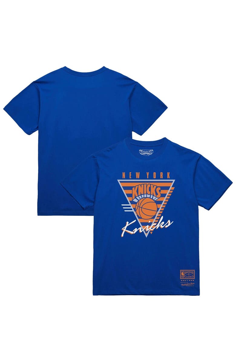 Mitchell & Ness Men's Mitchell & Ness  Blue New York Knicks Big & Tall Hardwood Classics Final Seconds T-Shirt, Main, color, Blue