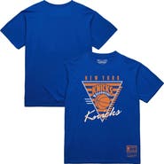 Mitchell & Ness Men's Mitchell & Ness Blue New York Knicks Big & Tall Hardwood Classics Final Seconds T-Shirt