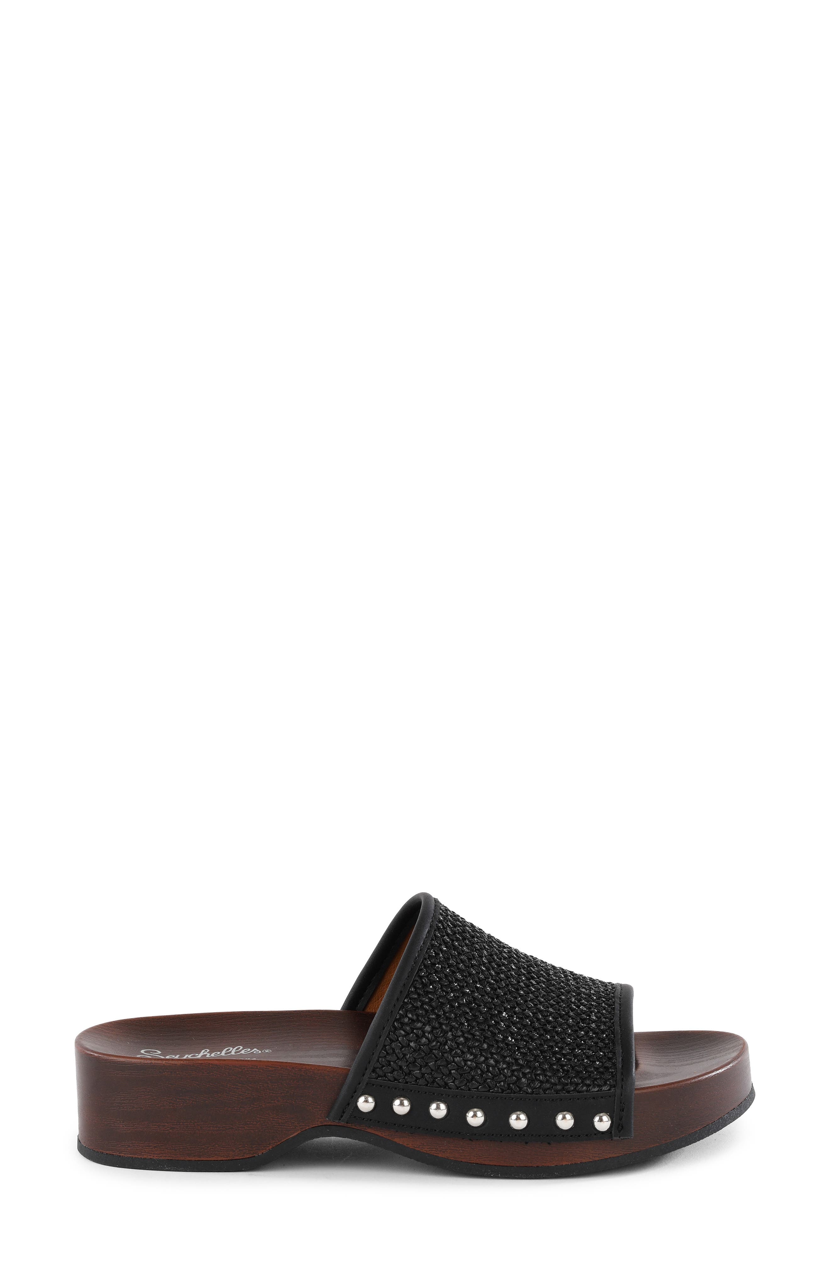Seychelles City Lights Slide Sandal, Alternate, color, Black