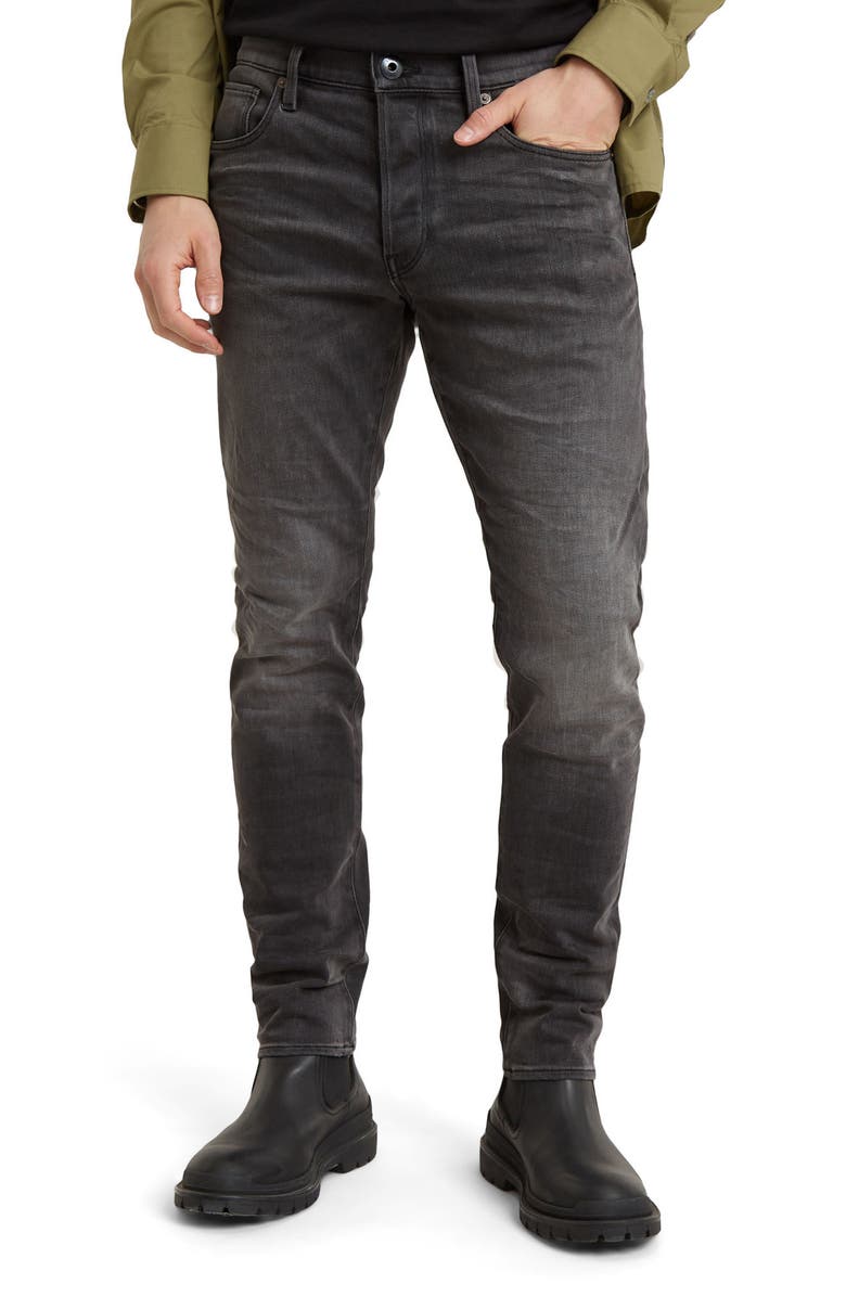 G-Star RAW 3301 Slim Fit Jeans, Main, color, Antic Charcoal