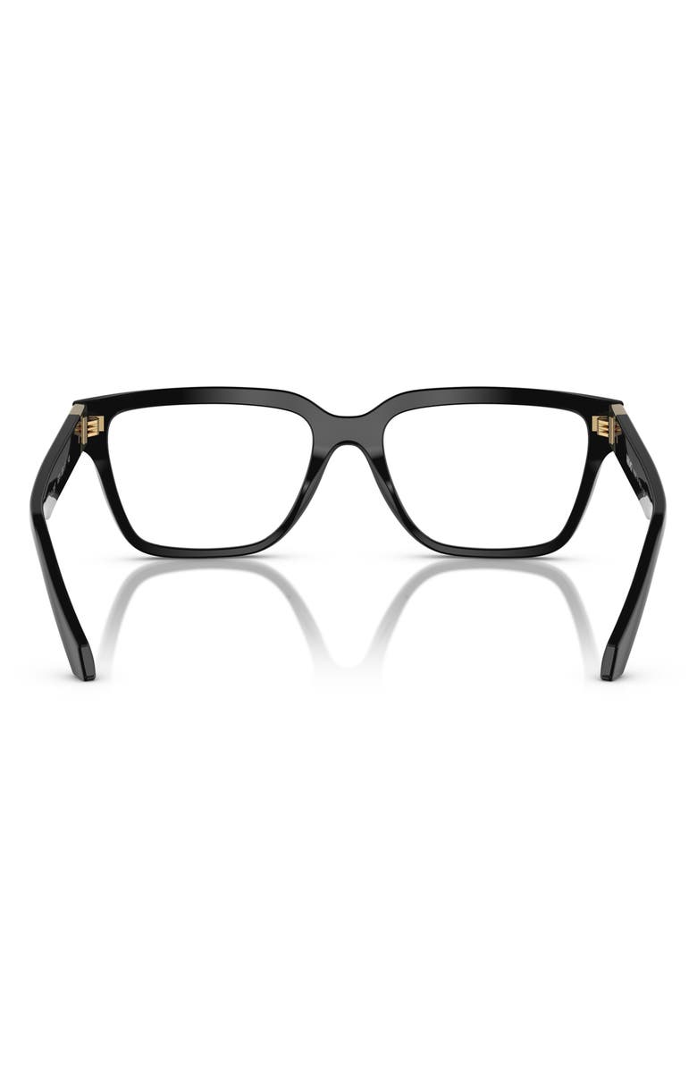 Versace 53mm Rectangular Optical Glasses, Alternate, color, 