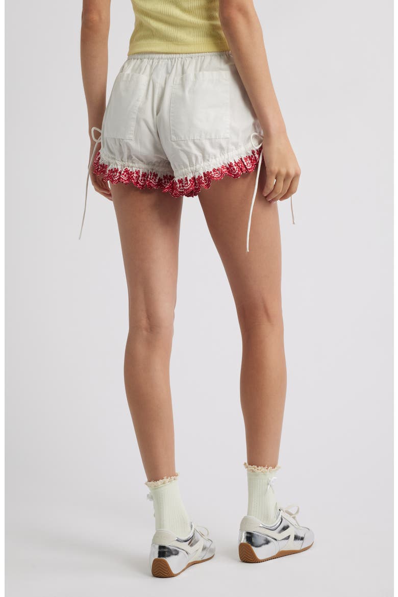 Jenna Organic Cotton Shorts, Alternate, color, WHITE