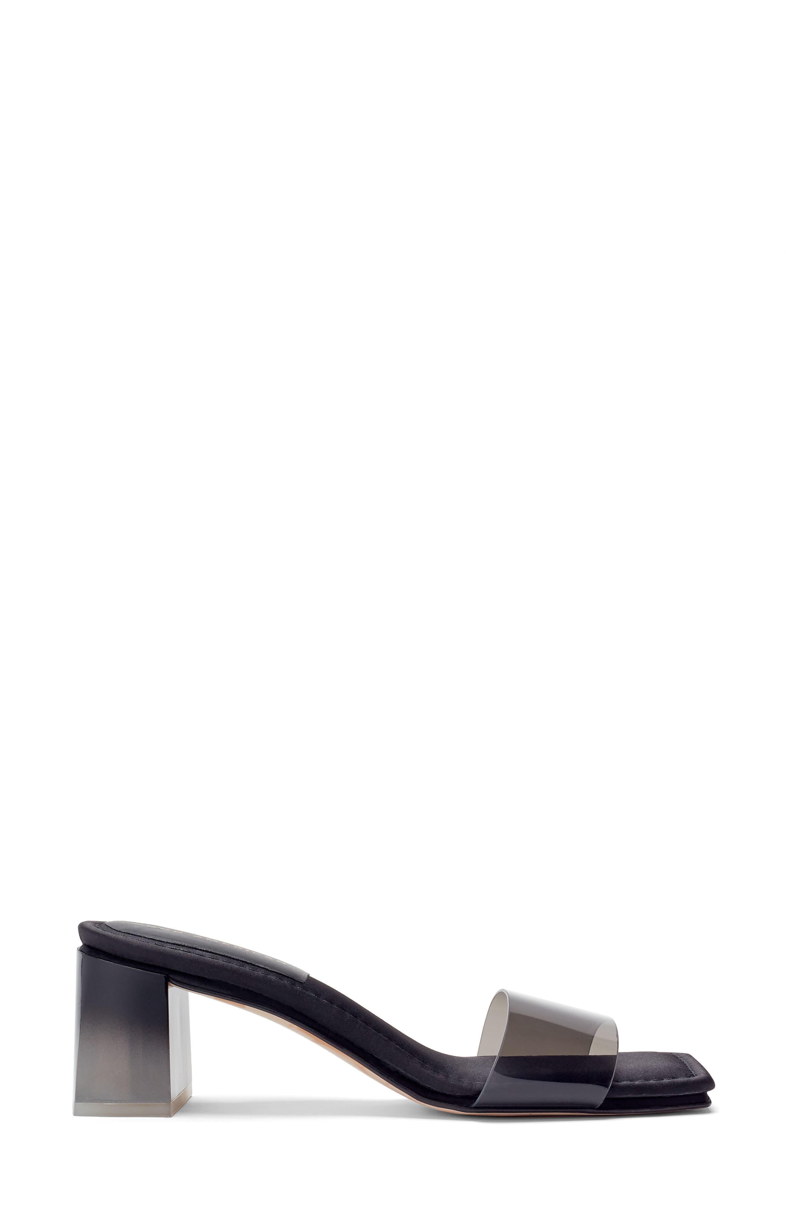 Good American Block Heel Slide Sandal, Alternate, color, 