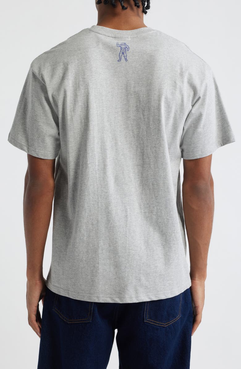 Billionaire Boys Club Curve Logo Short Sleeve Graphic T-Shirt, Alternate, color, Heather Gr
