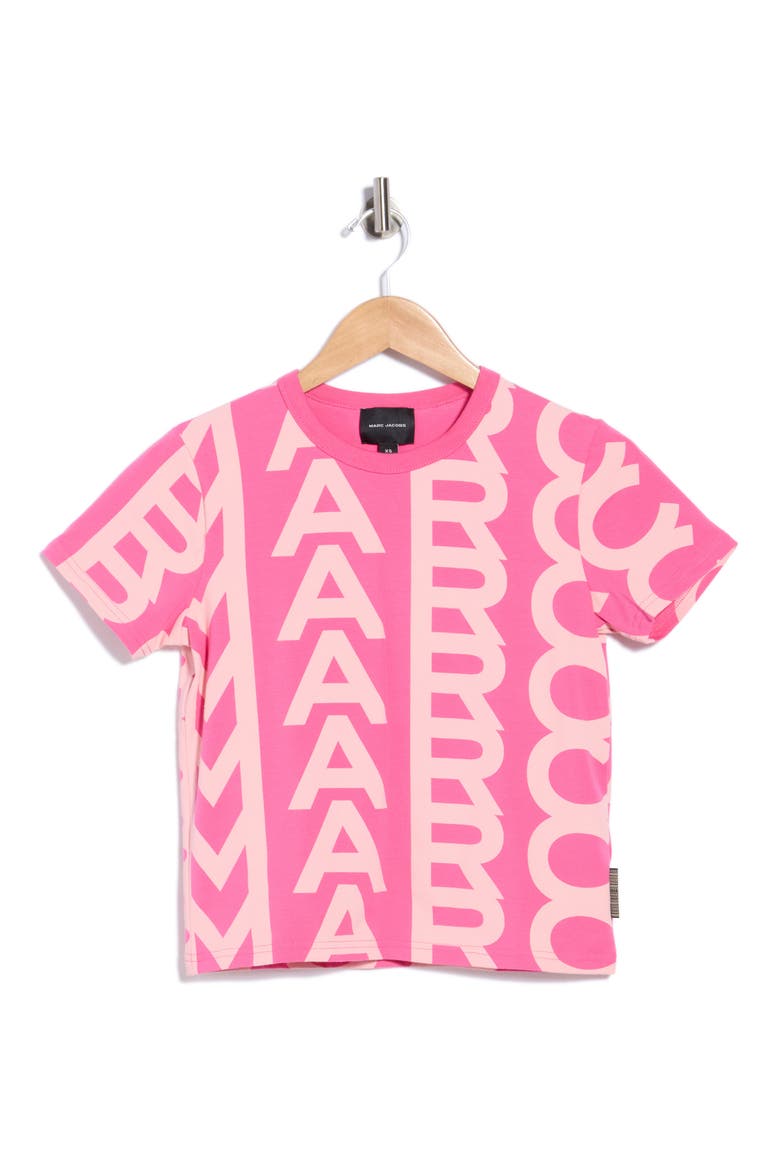 Monogram Baby Tee, Alternate, color, LIGHT PINK/PINK