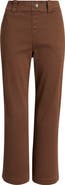 Hue Kick Flare Stretch Cotton Pull-On Pants